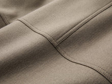 Wool Mulberry Silk Casual Coat | Brown