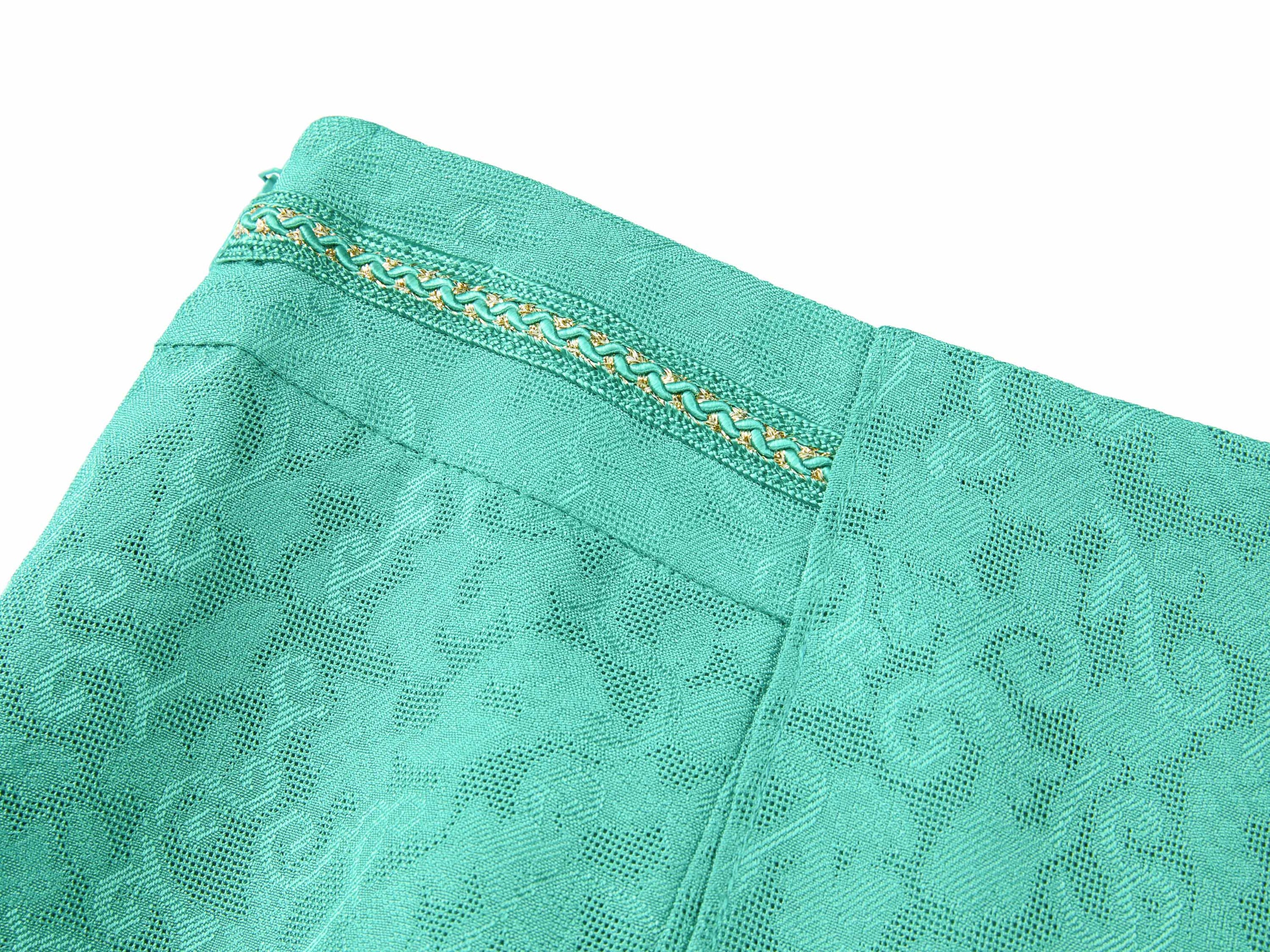 Slim Fit Skirt | Green