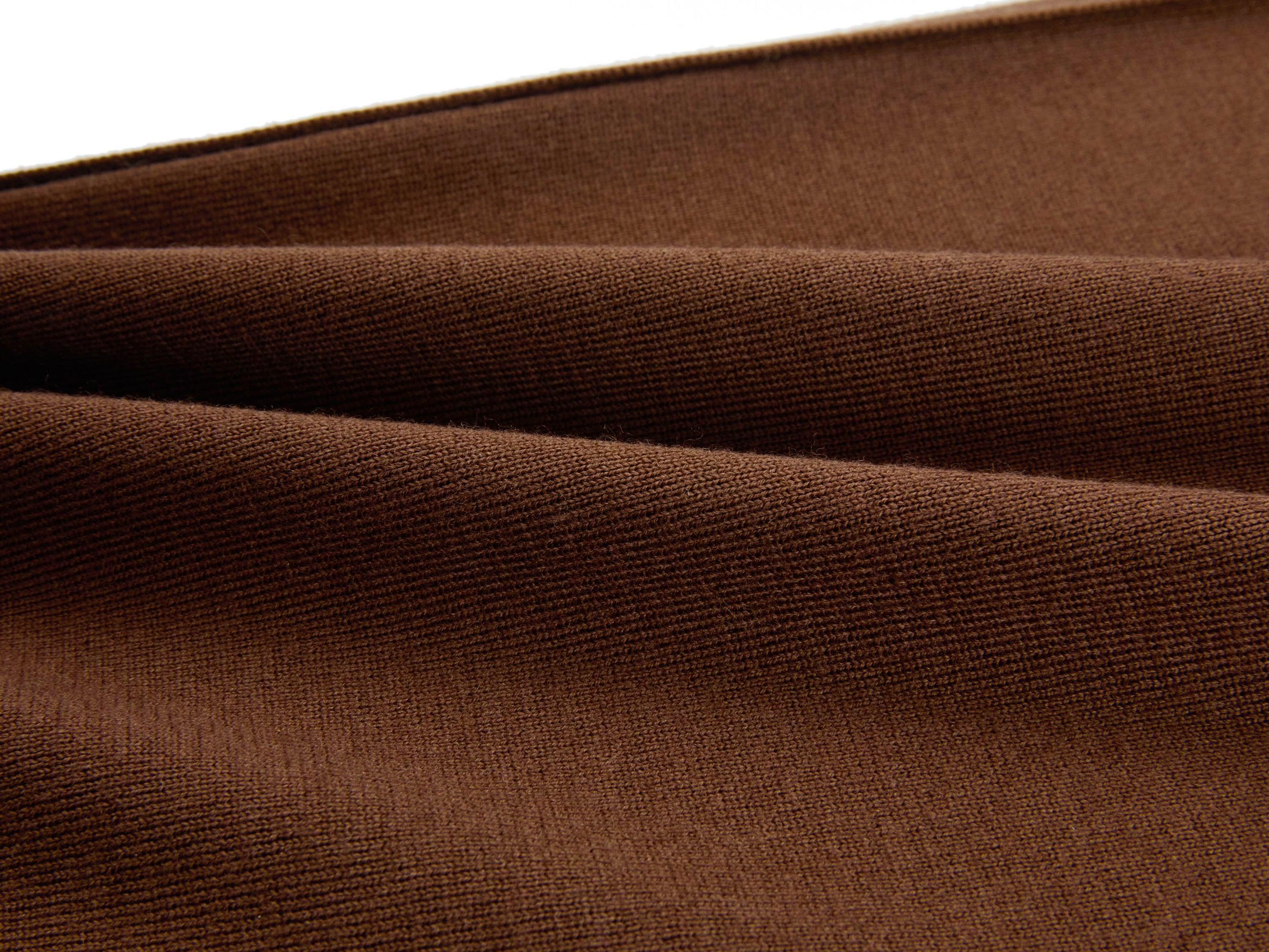 Wool Cashmere Straight-Leg Pants | Brown