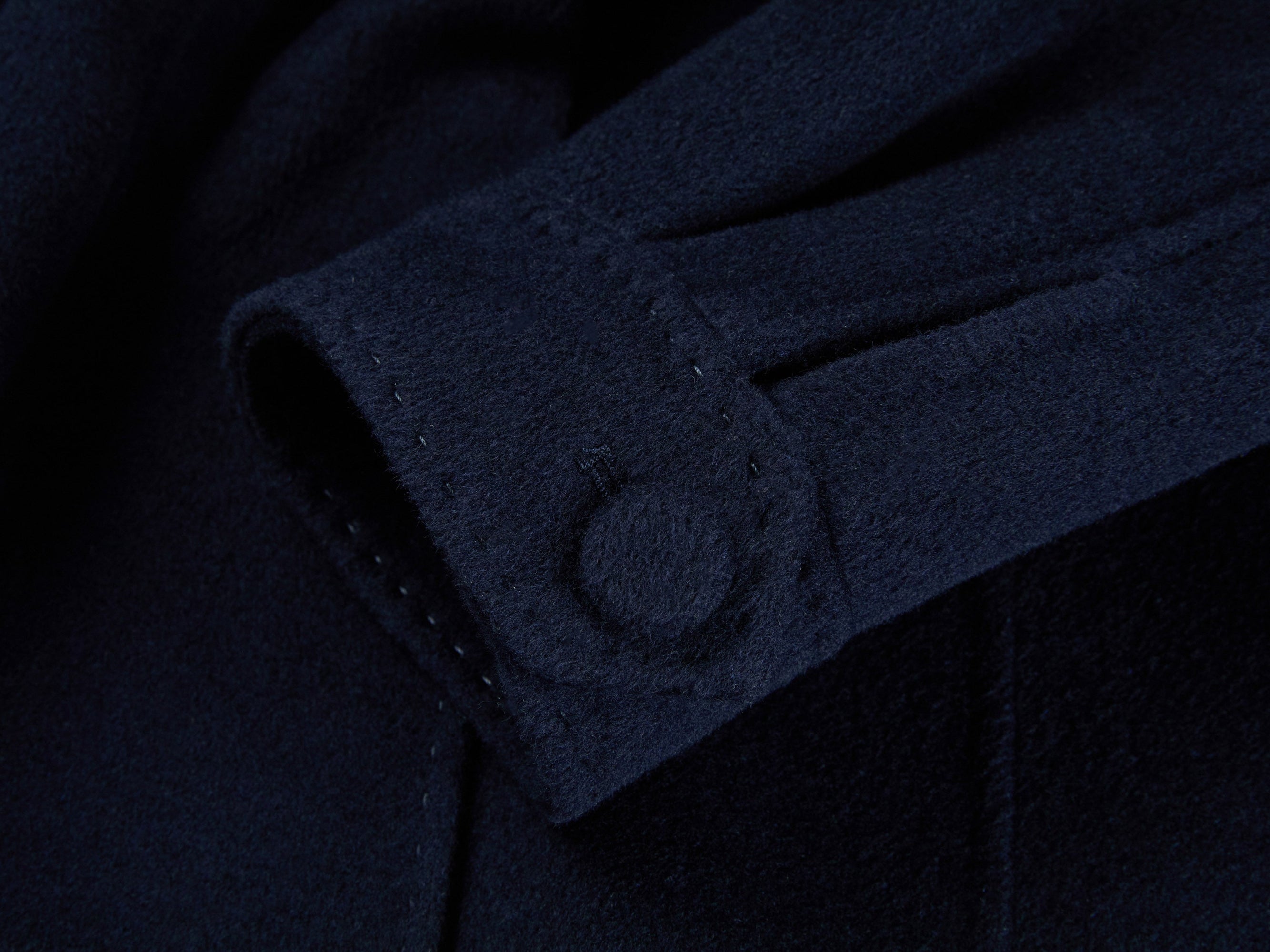 Wool Cashmere Coat | Navy