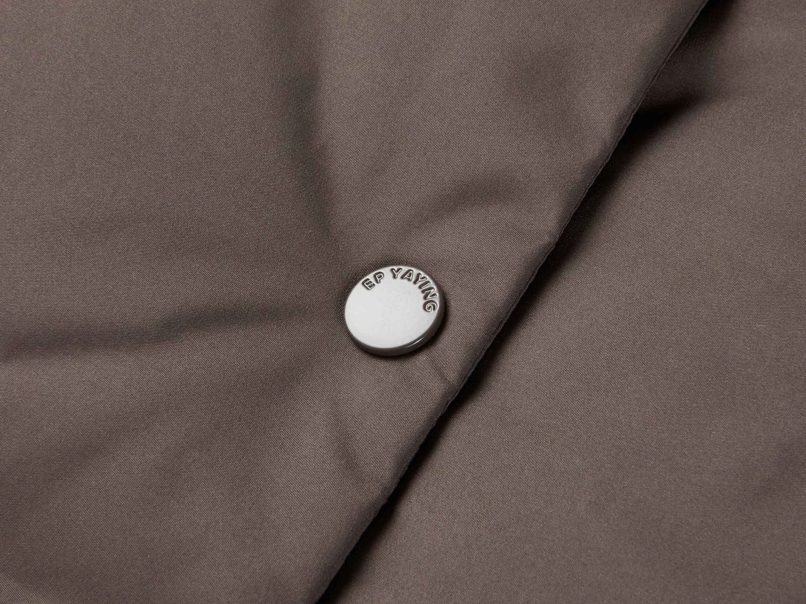 Long Down Coat | Brown