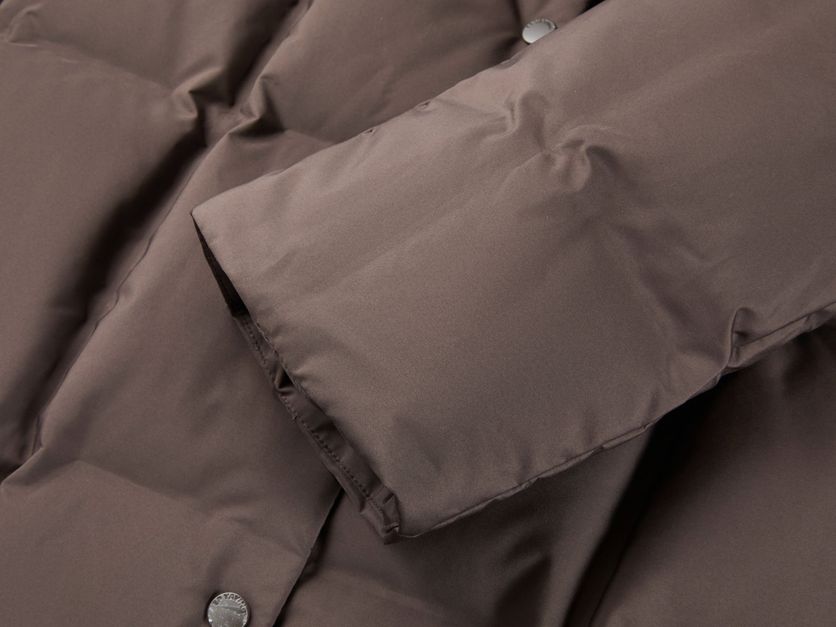 Long Down Coat | Brown