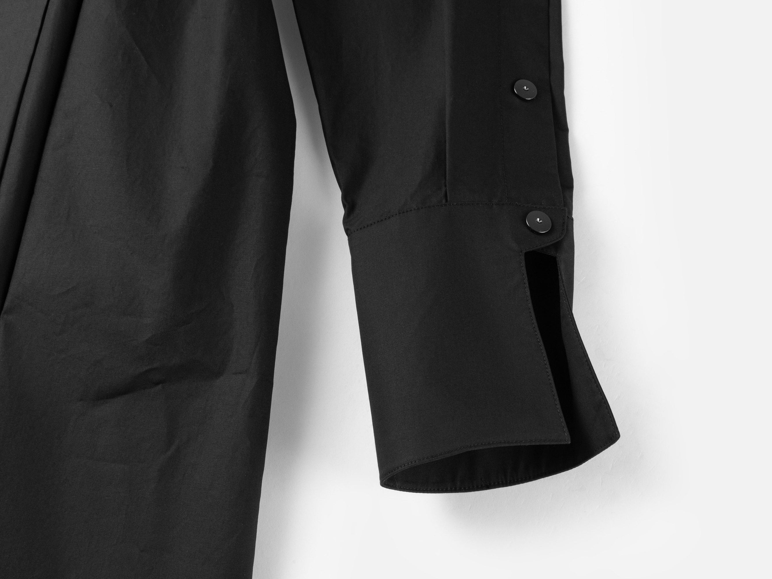 Slimming Mid-Length Dress | Black
