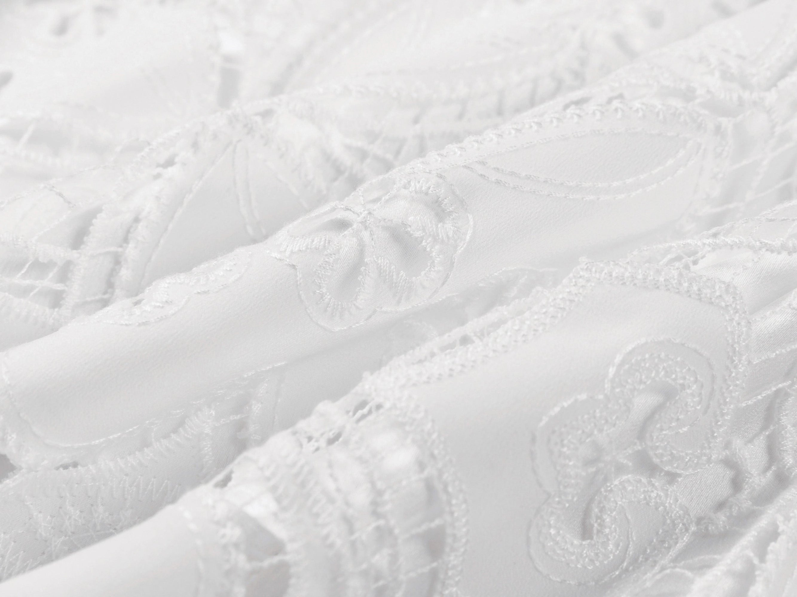V-Neck Dress | White