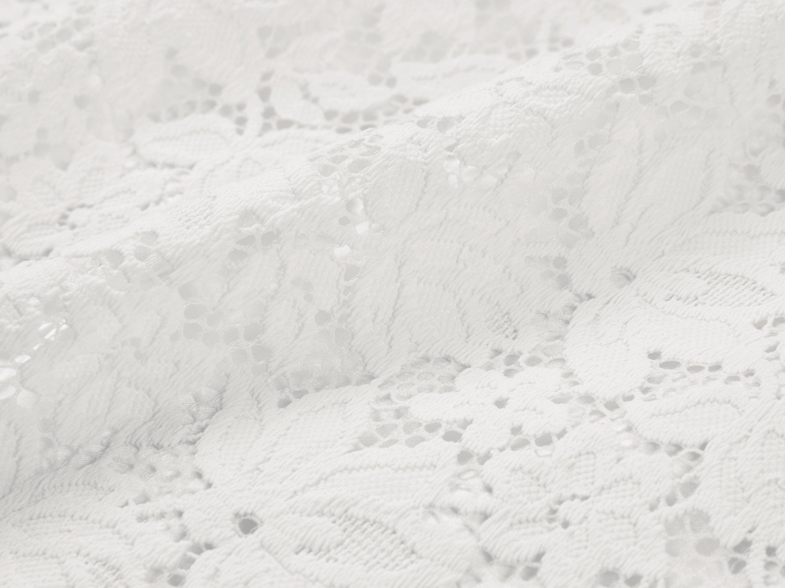 Lace Midi Skirt | White