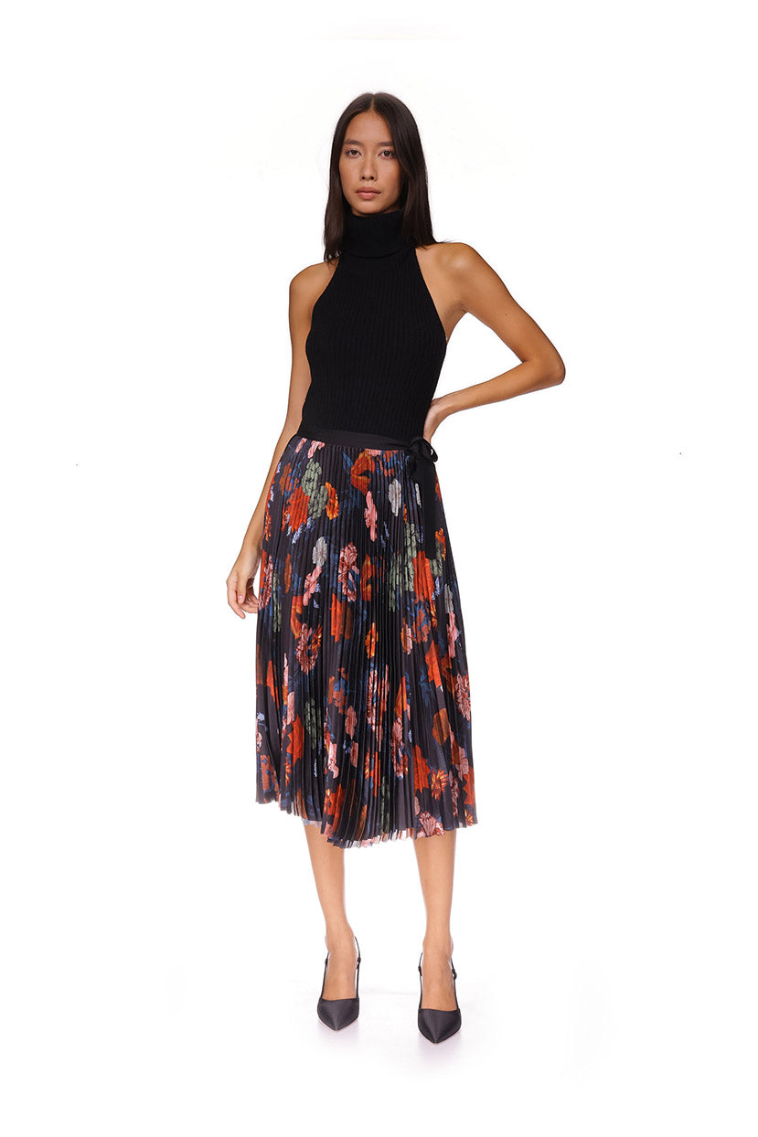 Vienna Skirt | Garden Flora Black