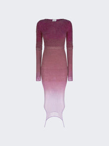 Women | The Attico | Midi Dress And Burgundy Degrade' | Purple