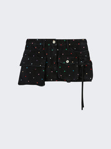 The Attico | Fay Mini Skirt | Black