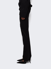 Women | Mugler | Zipped Scuba Pants | Black