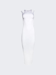 Women | Mugler | Midi Dress | Warm White