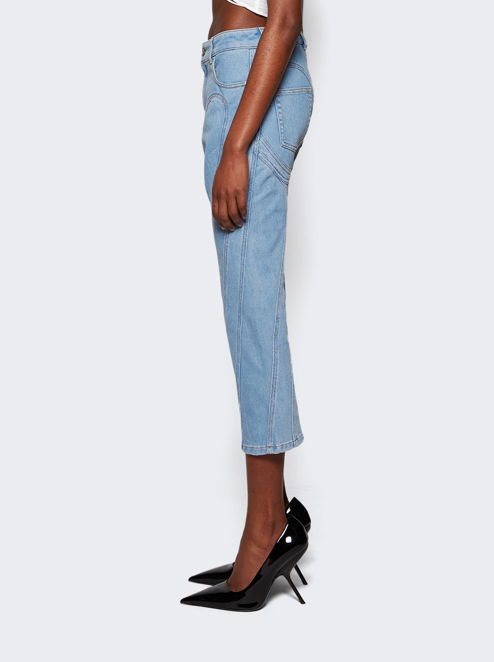 Women | Mugler | Trousers Light | Blue