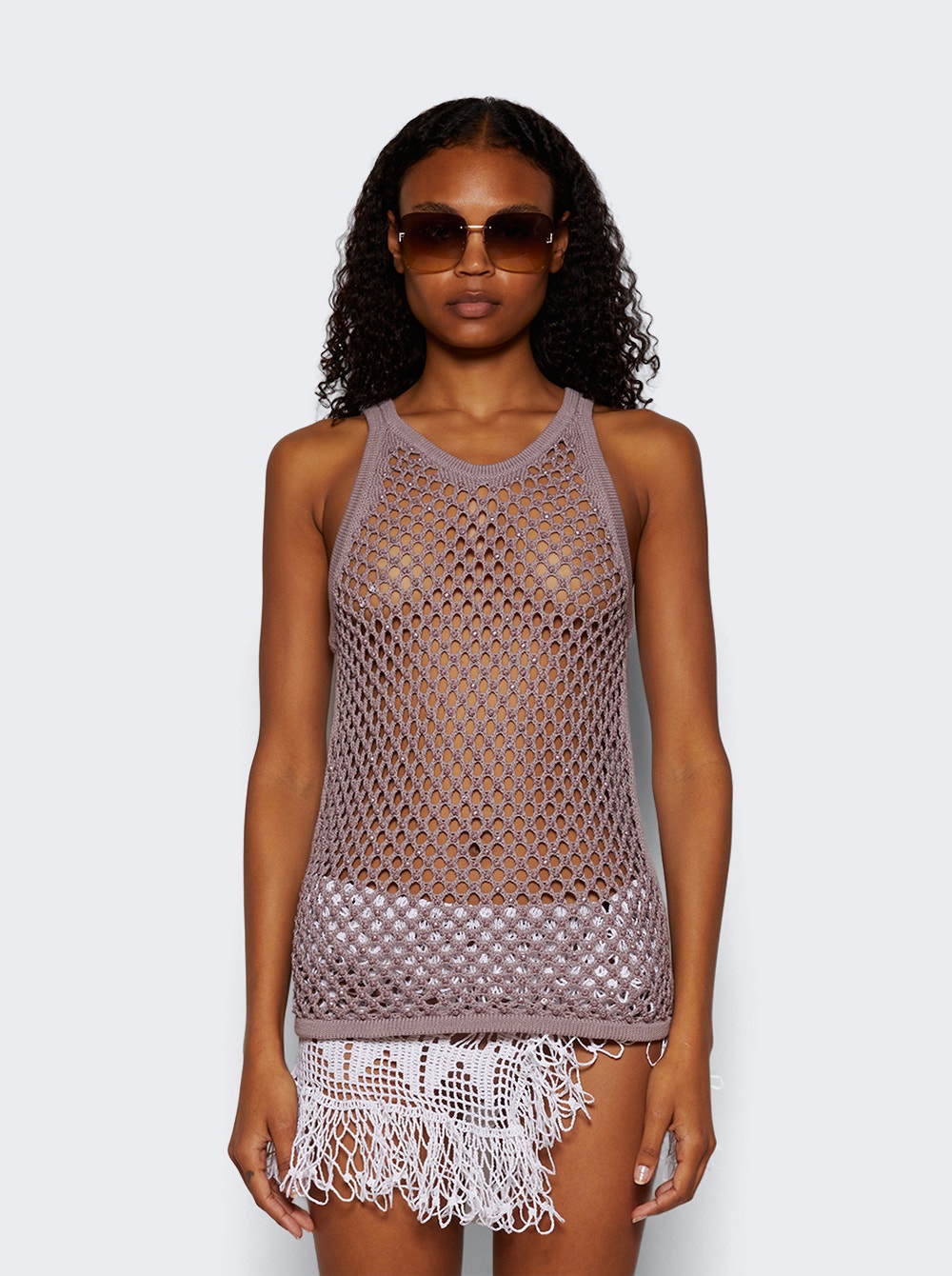 Diotima | Trinity Marina Tank Top | Taro Grey