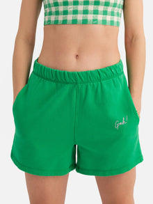 Organic Fleece Short | Basil