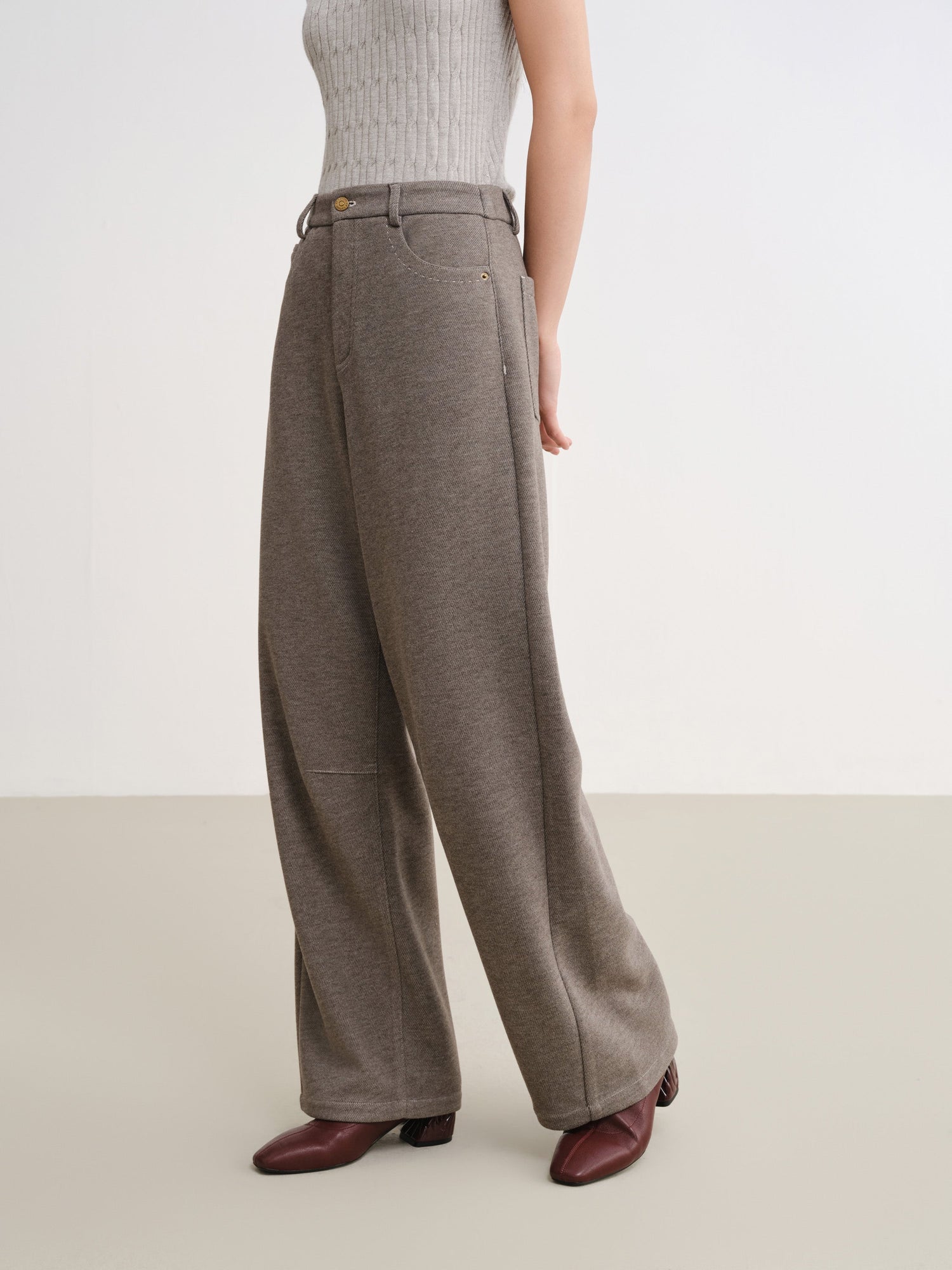 Wool Jeans | Green