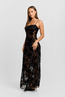 Ophelia Maxi Dress | Black