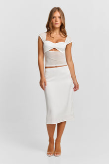Anastasia Skirt | White