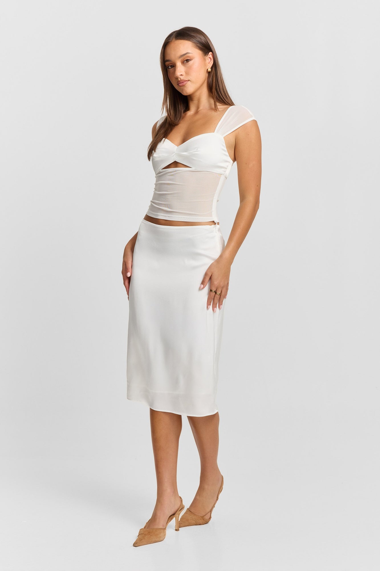 Anastasia Skirt | White