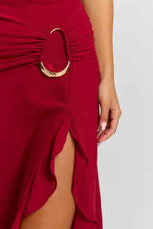 Odette Maxi Dress | Red