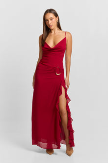 Odette Maxi Dress | Red