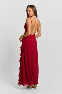 Odette Maxi Dress | Red