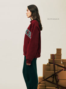 maroon + forest