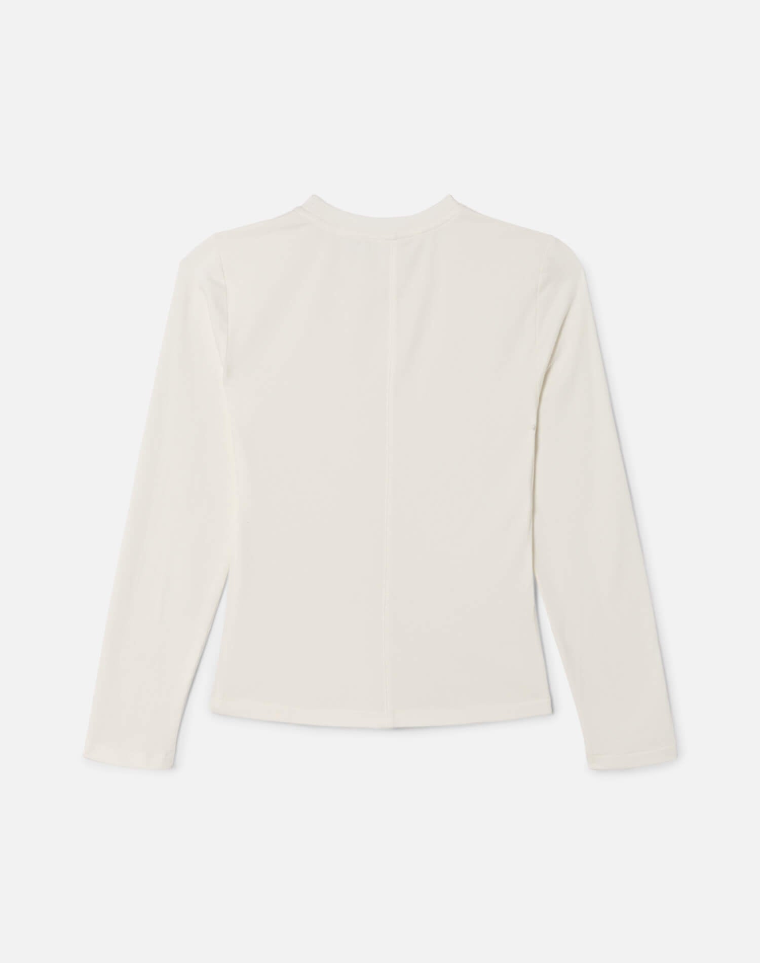 Womens | Quarter Sleeve Slim Tee | Vintage White