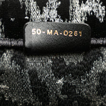 Dior | Pre-Owned Mizza Medium Embroidered Canvas Leopard Book Tote | Black