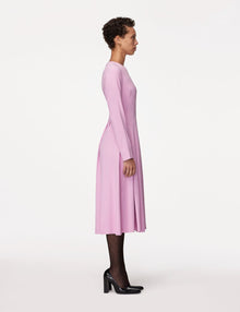 Another Tomorrow Dolman Sleeve Dress in Orchid – Viscose Women's Dress