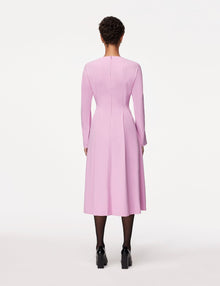 Another Tomorrow Dolman Sleeve Dress in Orchid – Viscose Women's Dress