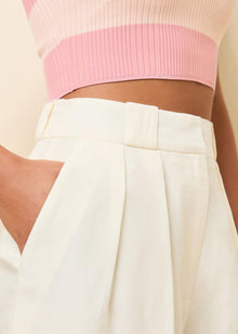 Lalleen Linen Short Brule - Solid & Striped