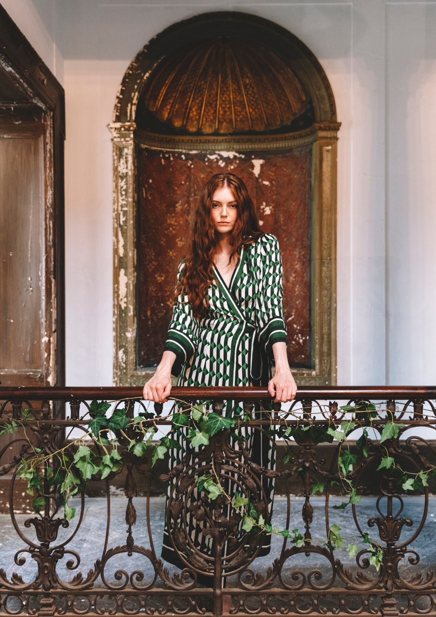Woodford Dress | Le Tile Green