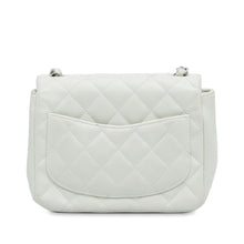 Chanel | Pre-Owned Mini Square Classic Caviar Single Flap | White