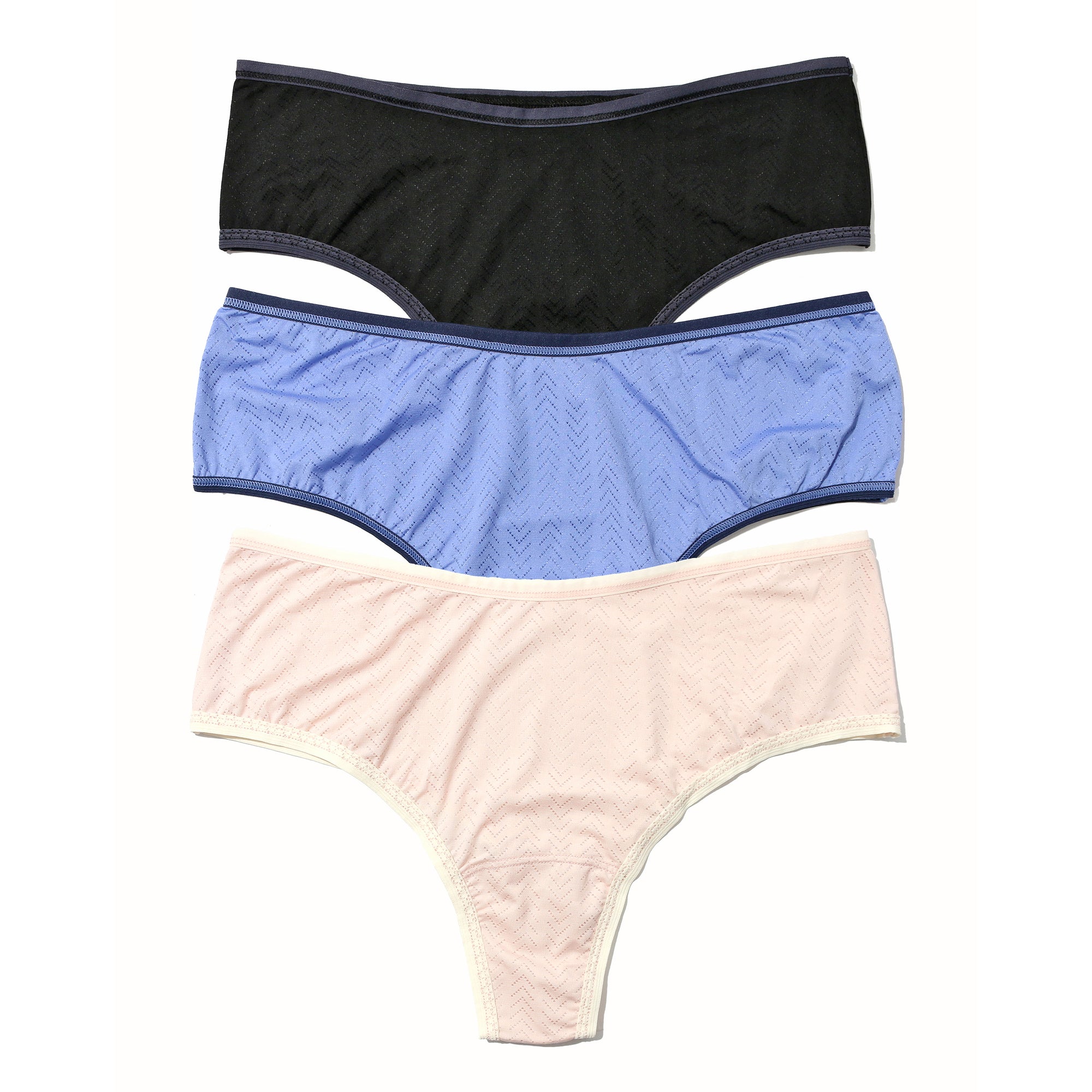 Plus Size Signature Lace Original Rise Thong | Ballet Pink