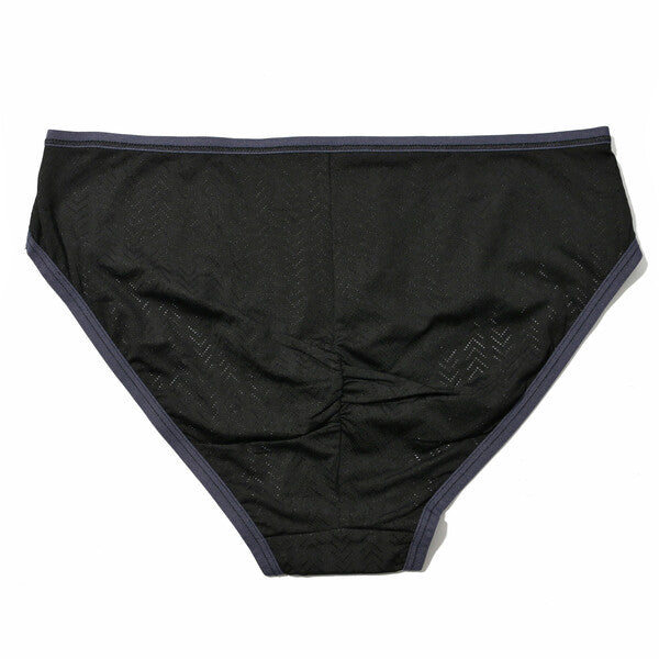MoveCalm Rouched Brief | Black/Granite