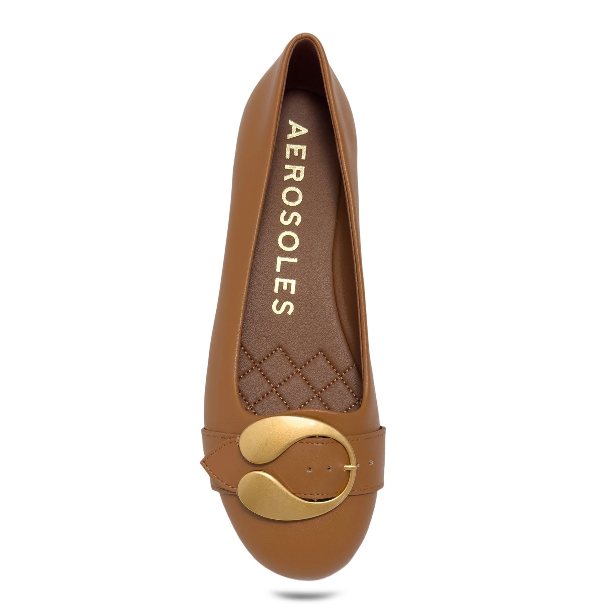 Paradise Casual Flat | Tan Faux Soft Nappa