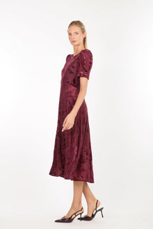 Fran Dress | Garnet Floral