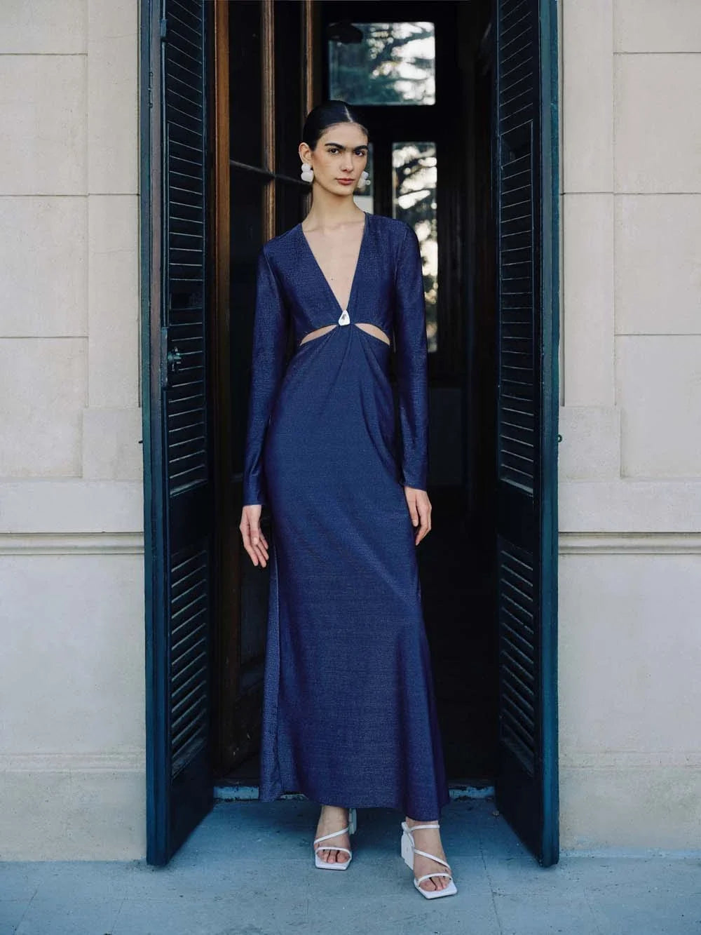 Manola Maxi Dress | Deep Blue