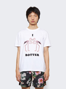 Men | Botter | Classic Flamingo Tee | White