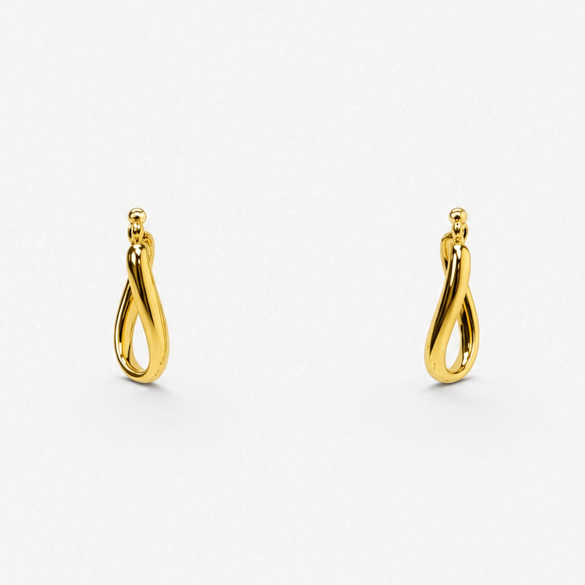 Ribbon Earrings | 18K Gold Plated on Brass