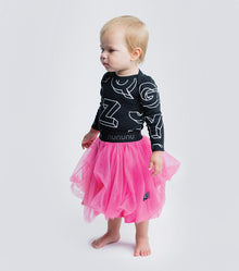 Newborn | A-Z Onesie | Hot Pink