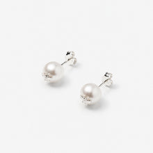 Bee Earrings | Sterling Silver | Freshwater Pearl