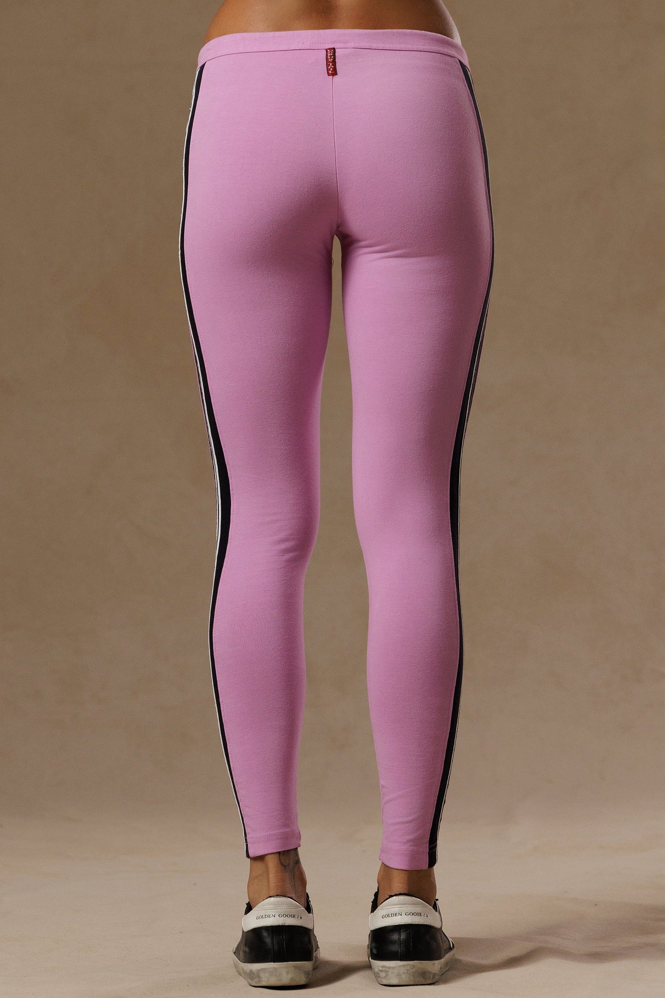 Women | Vintage Side Stripe Drawstring Legging | Violet