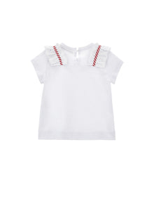Girls | Sangallo Jersey T-Shirt | White