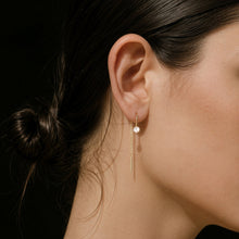 Sev Earrings | 18K Gold Plated on Sterling Silver | Freshwater Pearl