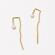 Sev Earrings | 18K Gold Plated on Sterling Silver | Freshwater Pearl