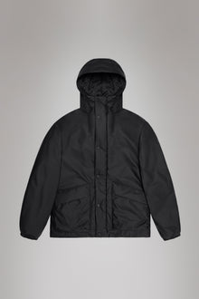 RAINS Lohja Insulated Cargo Jacket Black Jacket