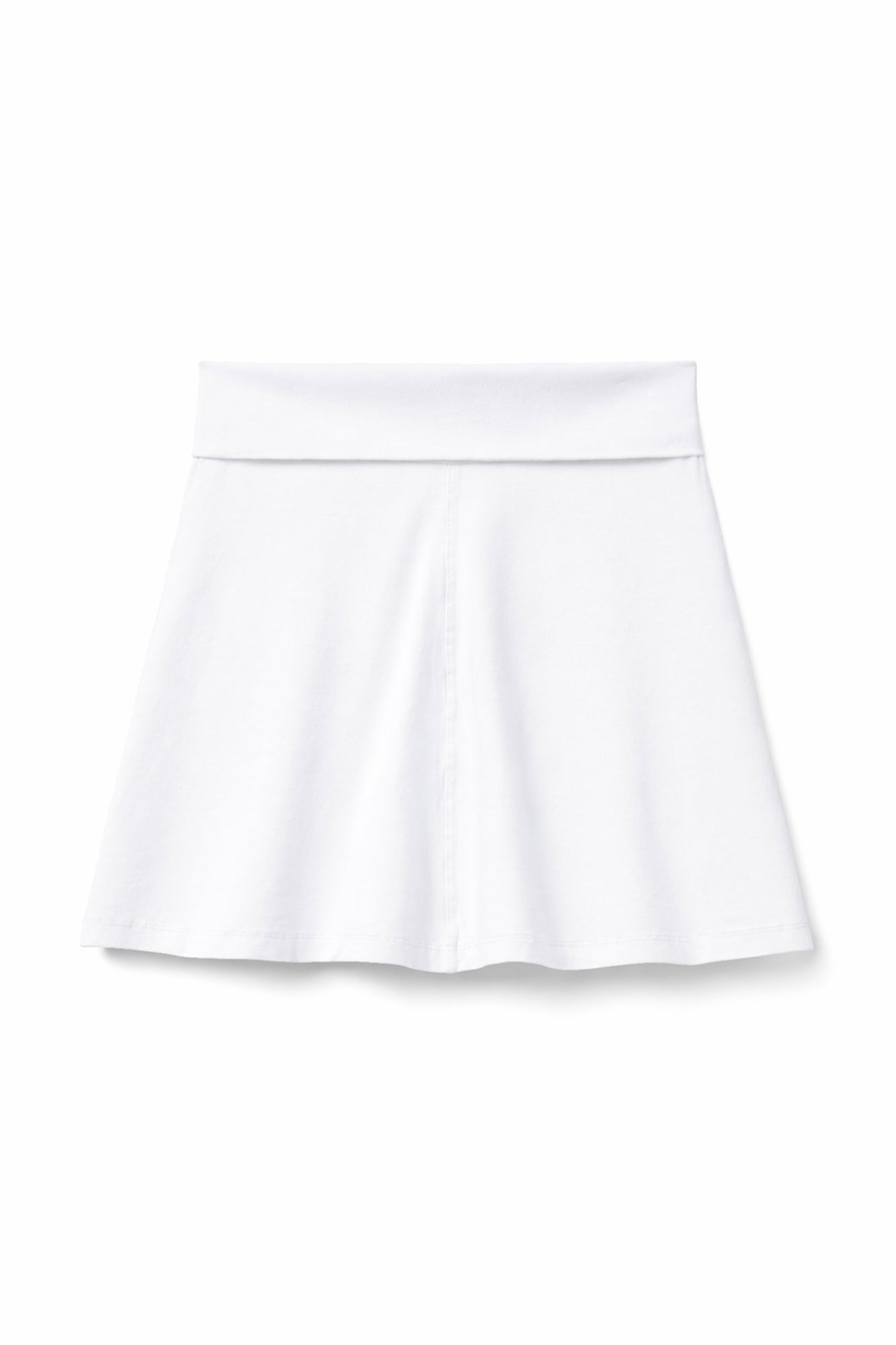 Women | Vintage Rolldown Short Skirt | White