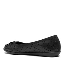 Beyla Casual Flat | Black Faux Nappa