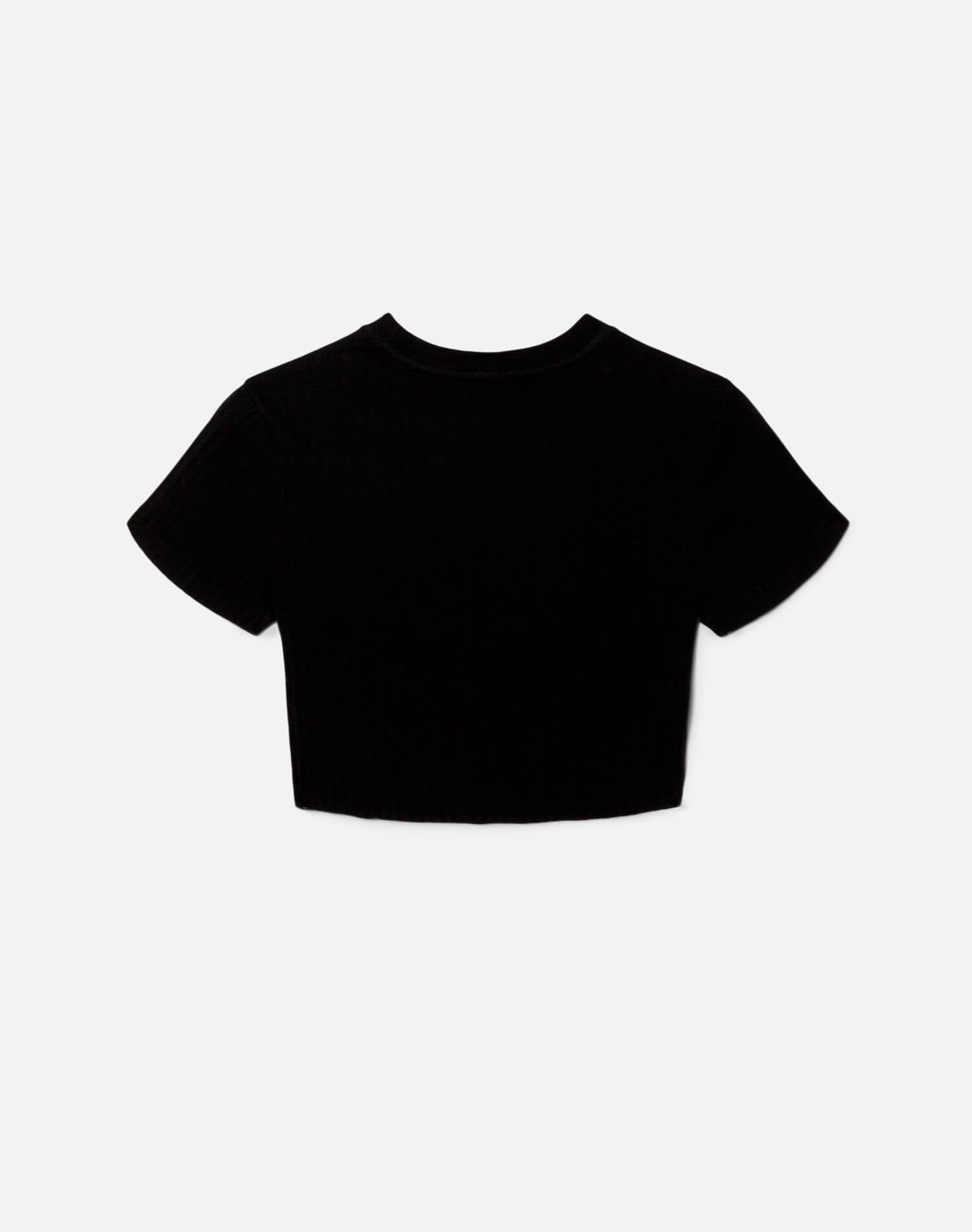 Womens | Cropped 60s Slim Tee | Black
