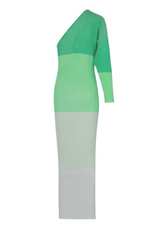 Leaves Maxi Dress | Pistachio Cream